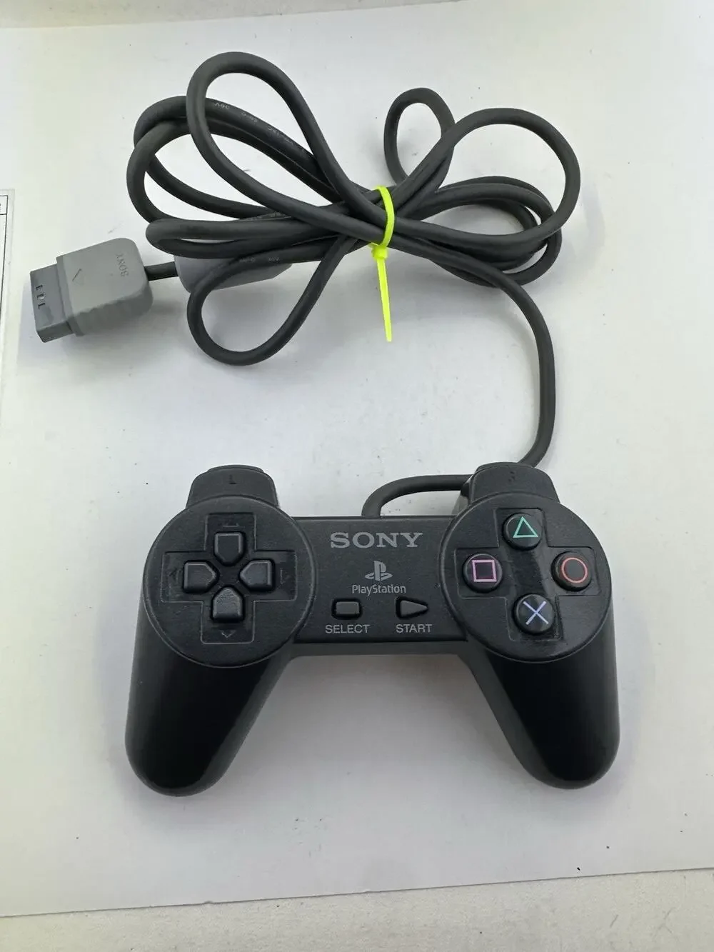 OEM Sony PlayStation 1 PS1 Controller SCPH-1080 Black Retro Vintage Gaming